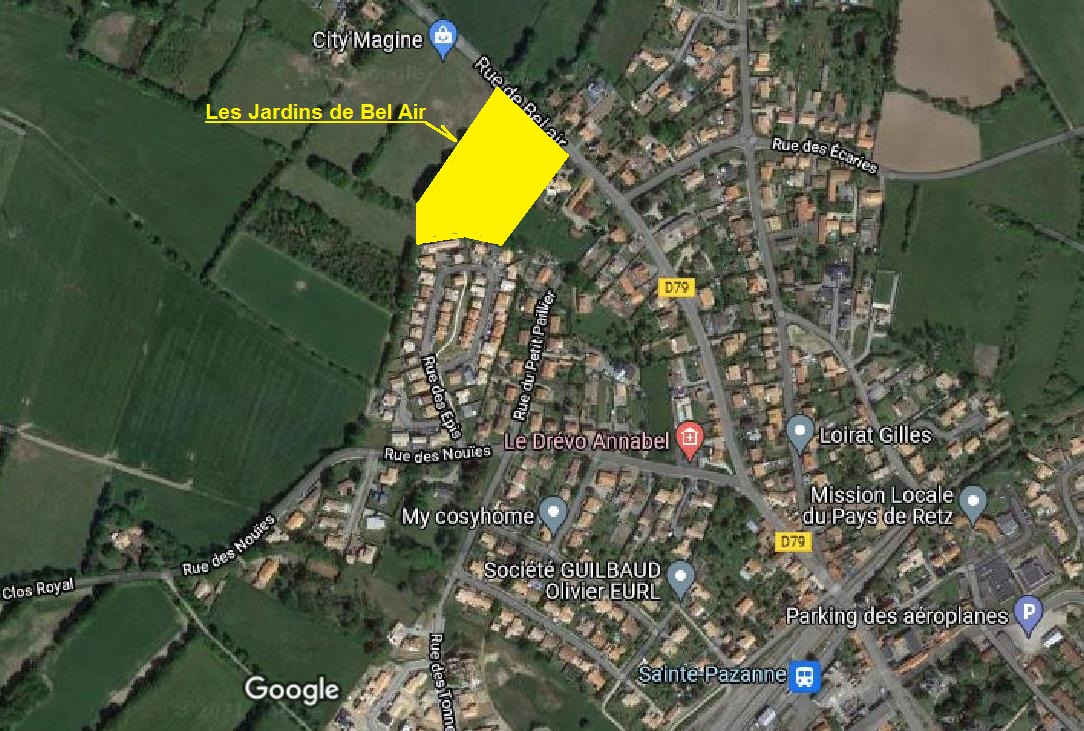 Lotissement "les jardins de Bel Air" à Sainte Pazanne (44)